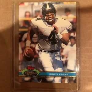 Brett Farve. Tops Stadium Club. 1991